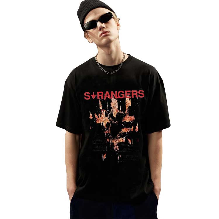 Strangers Pelakhar Tshirt Bahan 100% Cotton Kombed 30s | Lengan Pendek & Lengan Panjang | S M L XL X