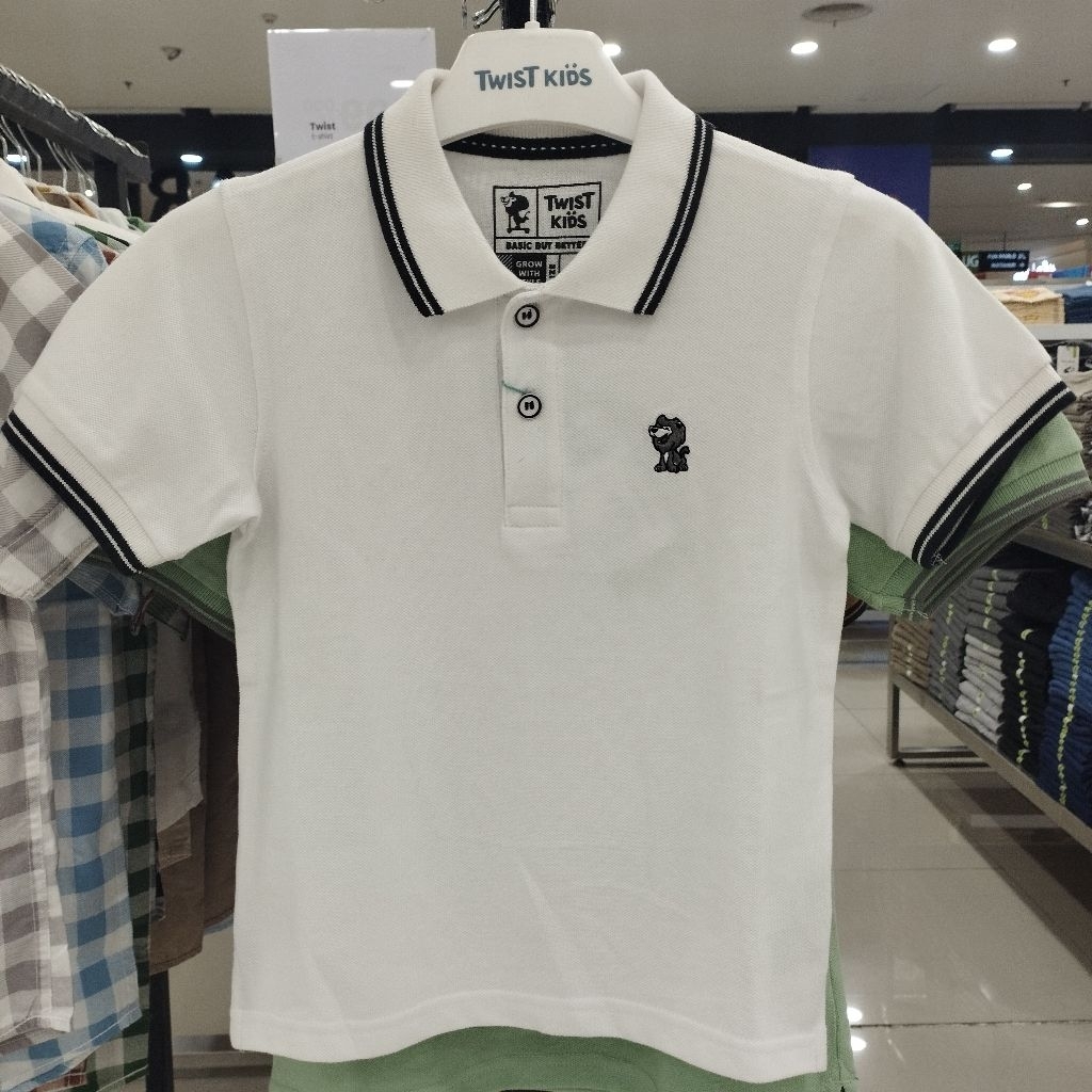 Twist Kids Kaos Wangky/Polo Lengan Pendek Usia 4-14 tahun