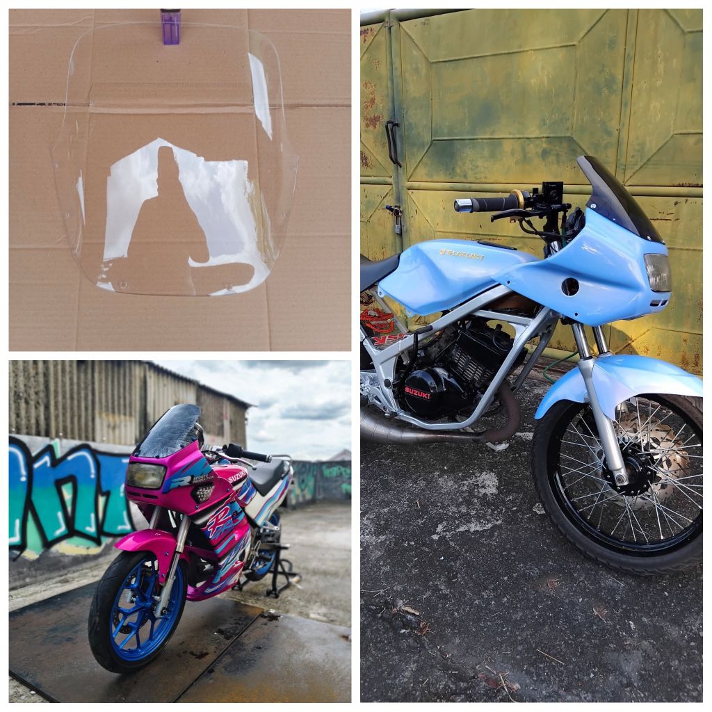 visor rgr jumbo / winshield rgr jumbo panjang