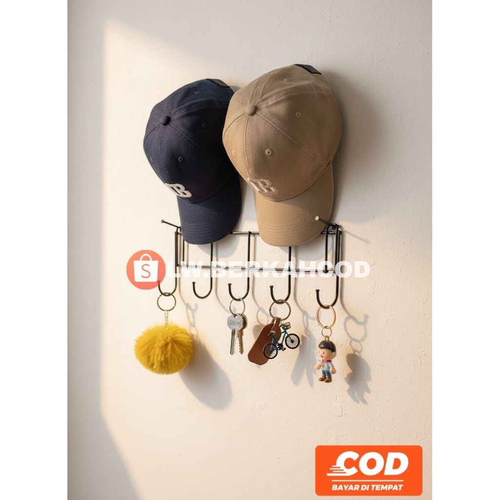 GANTUNGAN KUNCI 5 PENGAIT