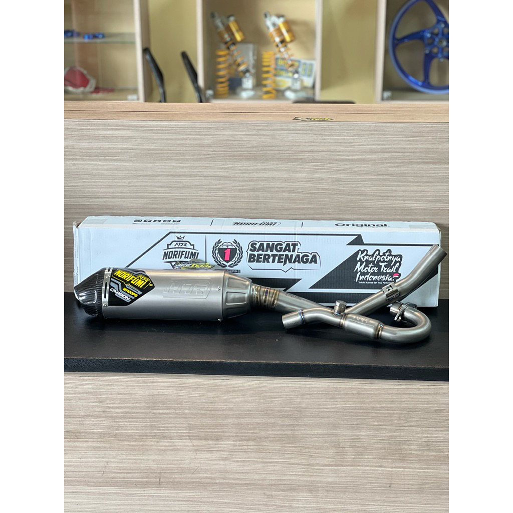 KNALPOT NORIFUMI WHOOPS TT CARBON KLX 150/D'TRECKER,CRF 150 ORIGINAL NORIFUMI
