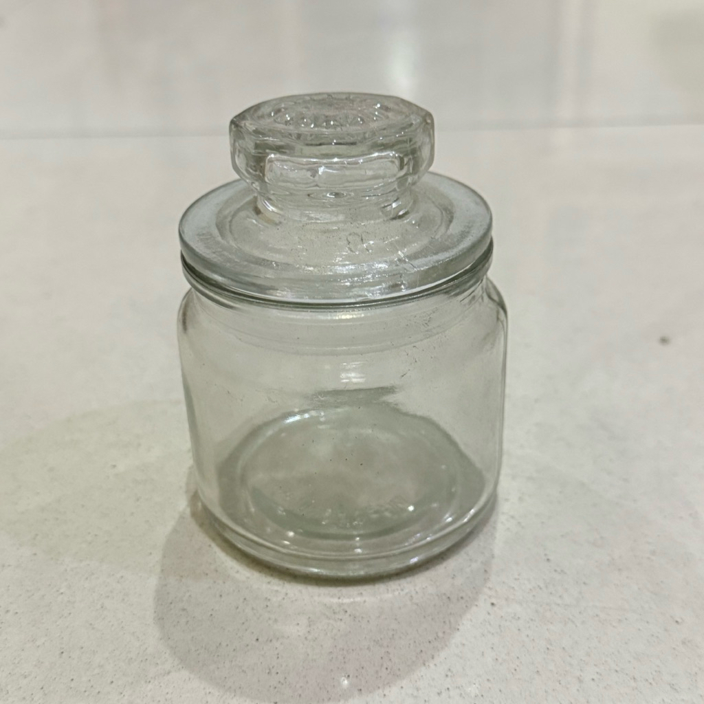 Toples Jar Kaca Kecil Kedap Udara CE07 Tempat Penyimpanan Permen Jar
