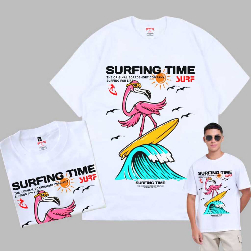 Kaos Pria Skate Surfing Cotton Combed 24s Kualitas Premium | Kaos Distro Surfing | Kaos Pria Distro 