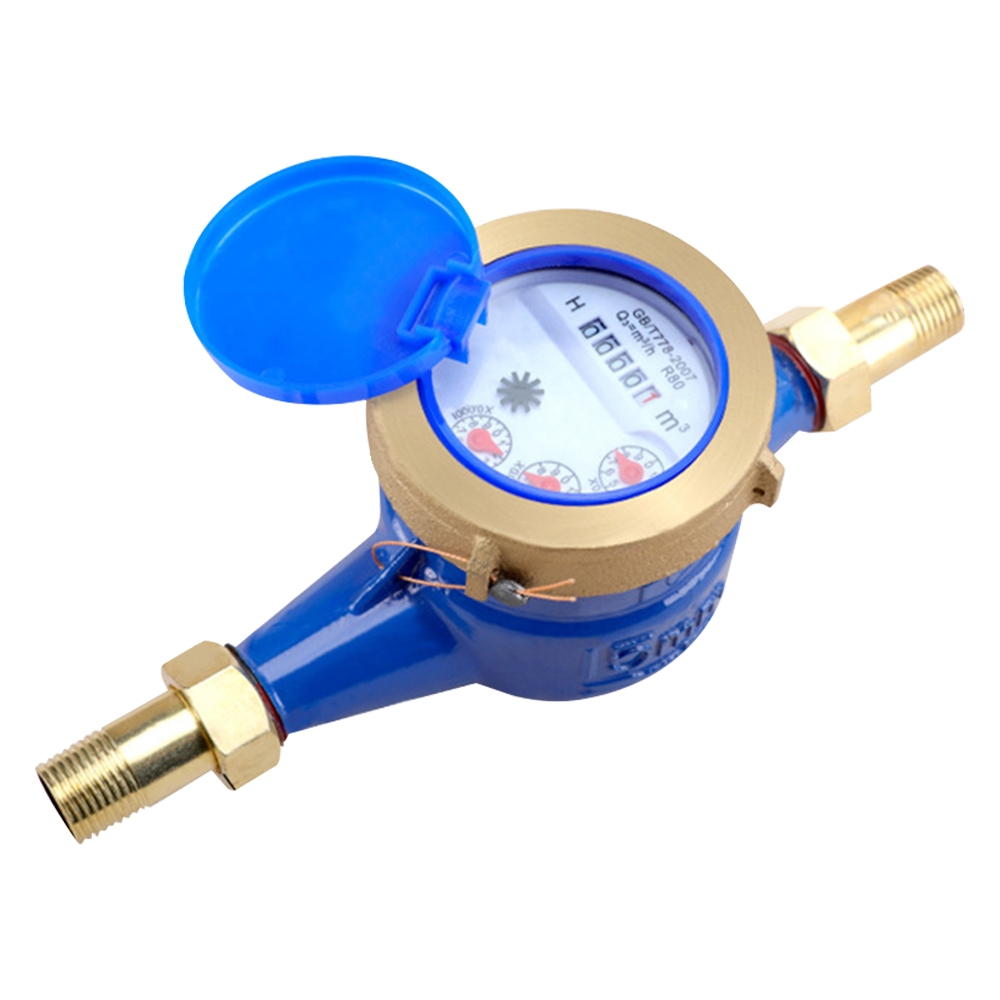 MOKETA Meteran Air Bodi Besi Standar PDAM Original SNI Tamper Meteran Air Jarum PDAM 1/2" Meteran PD