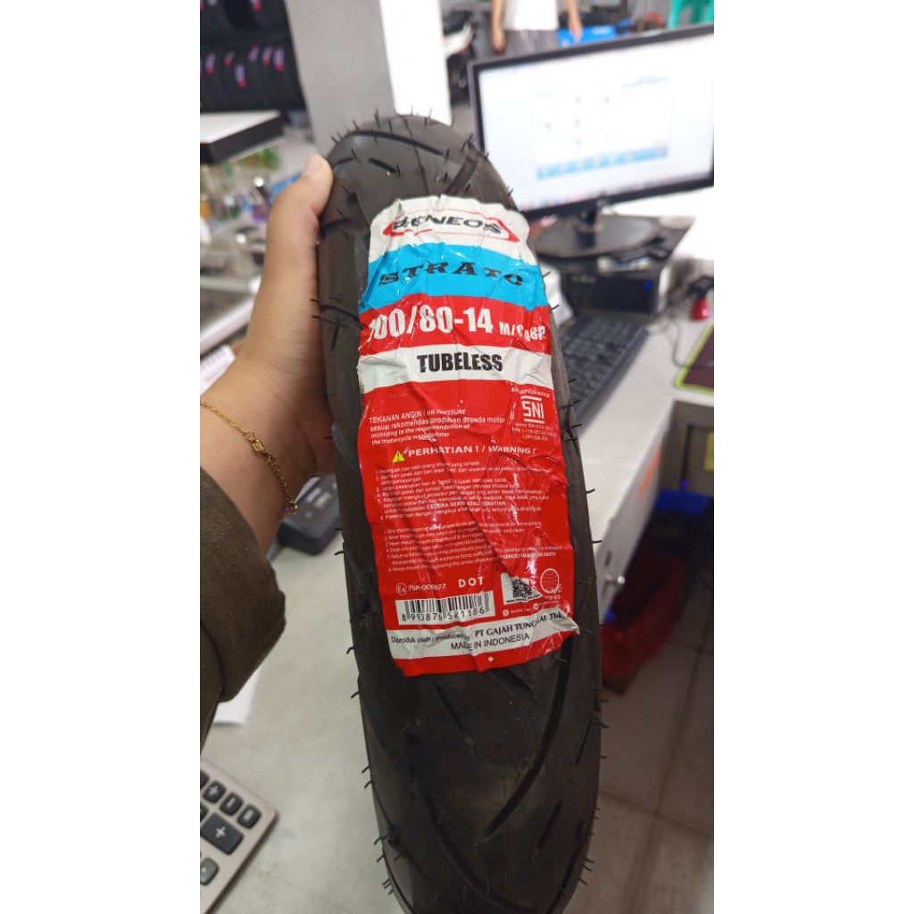 BAN ZENEOS STRATO 100/80-R14