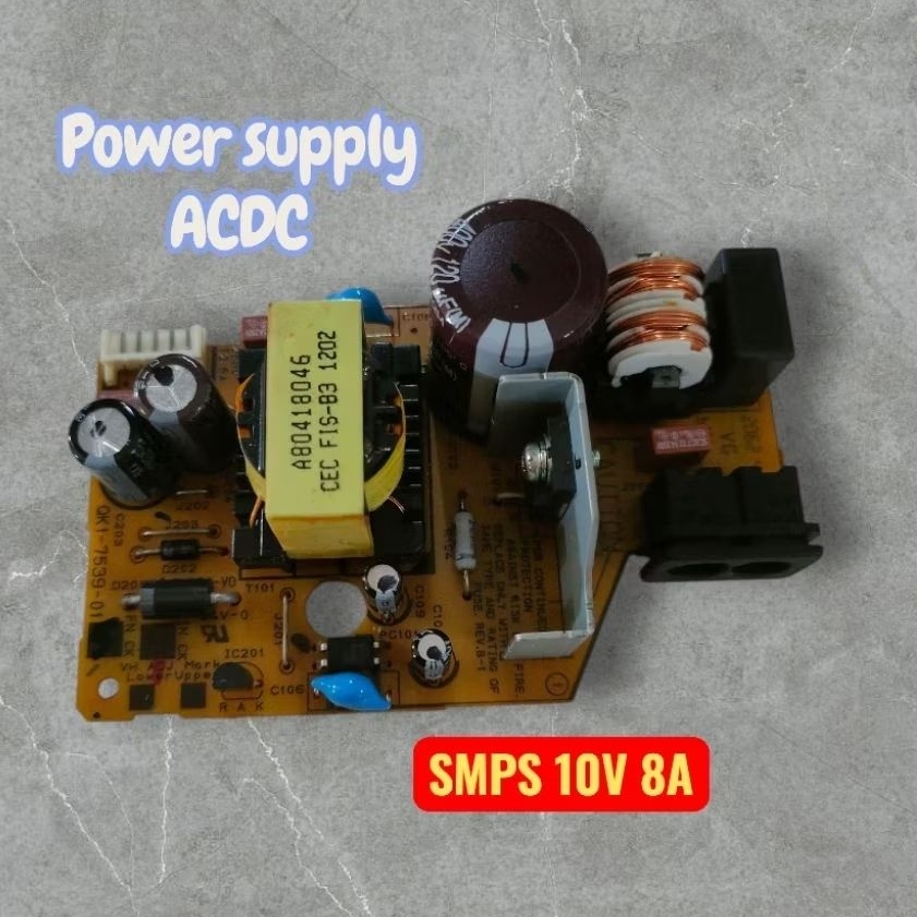 Adaptor SMPS Switching power supply 10V 8A