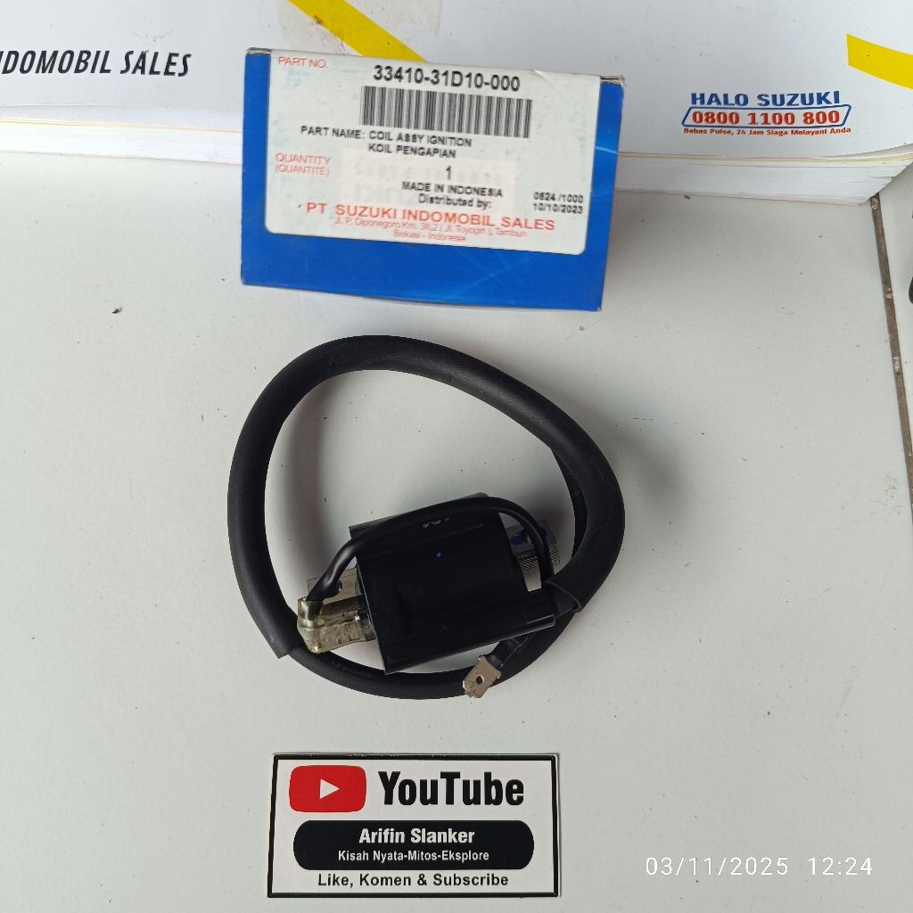 koil Suzuki satria 2 tak lumba original