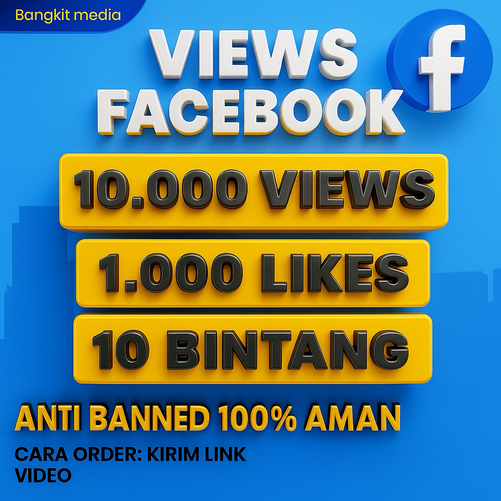 Views Reels / Video Facebook Penonton Reels / Video Facebook VIP