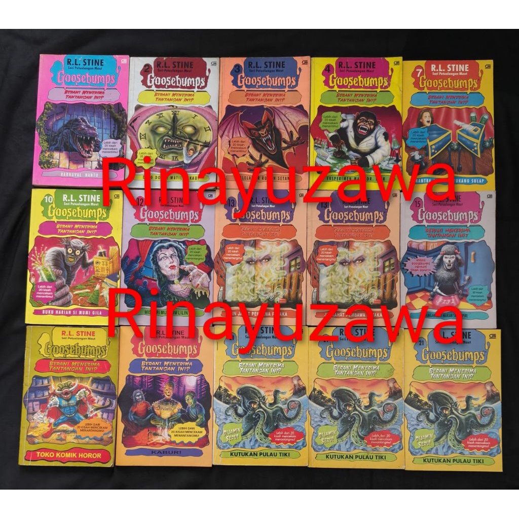 Buku Bekas Goosebumps Seri Petualangan Maut by R.L. Stine ( Novel Goosebumps )