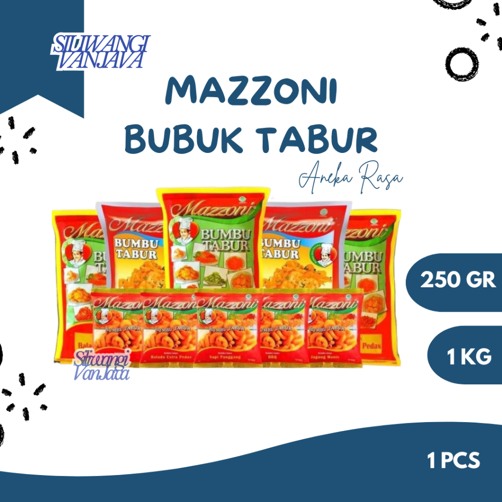 Mazzoni Bumbu Tabur Aneka Rasa 250gr/1kg