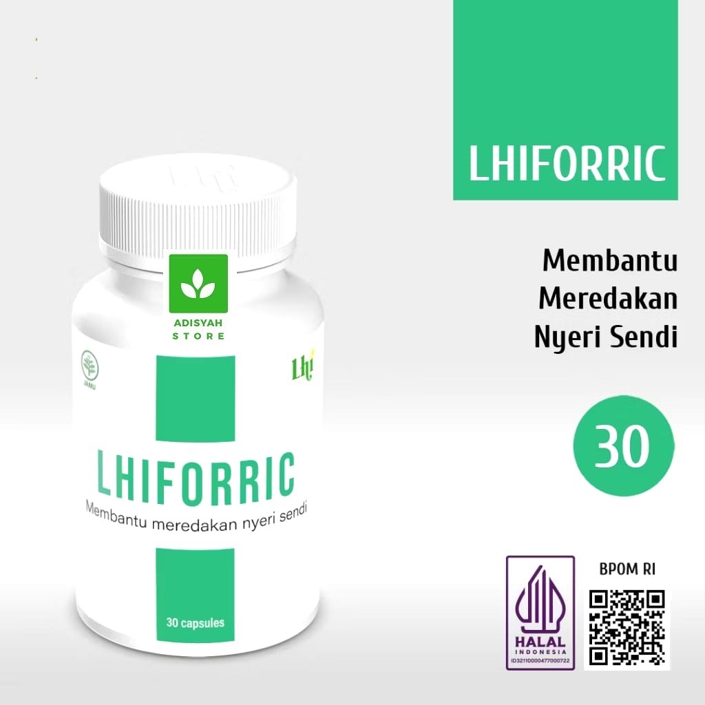 Obat Alami Untuk  Reumatik dan Meredakan Nyeri Lhiforric isi 30 kapsul