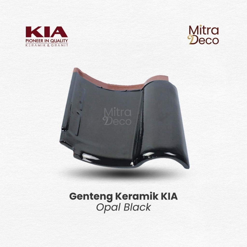 KIA Genteng Keramik OPAL BLACK KW1