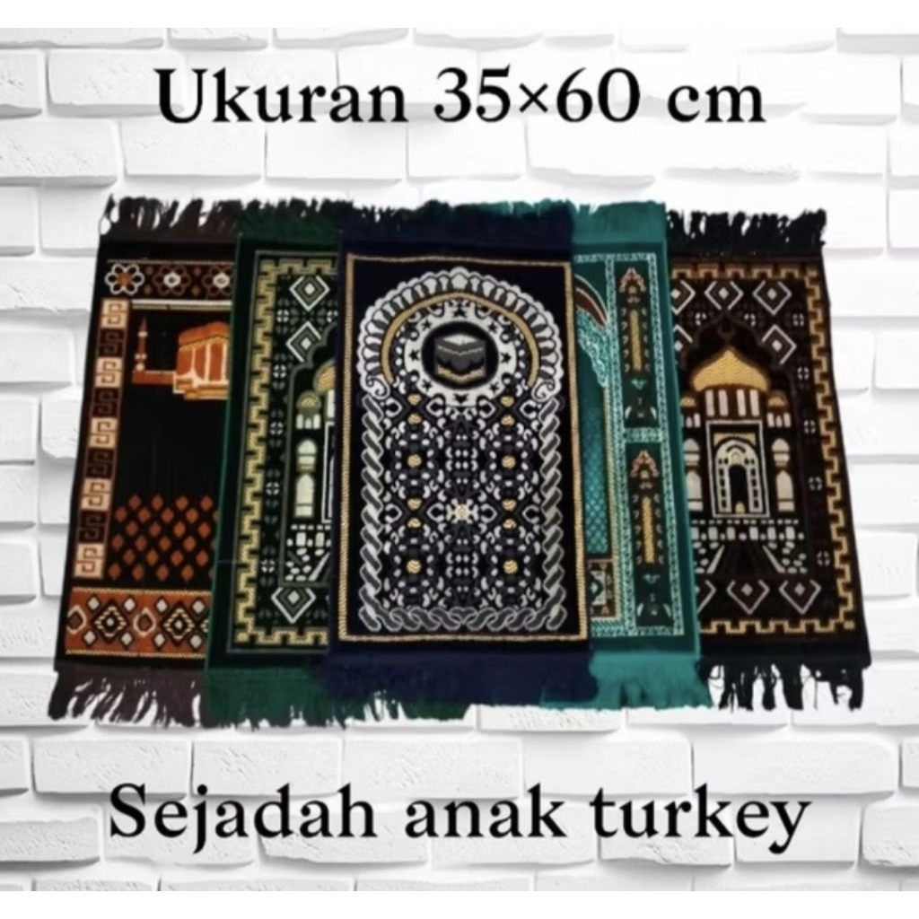 Sajadah Turkey Kecil Uk 35x60cm Termurah