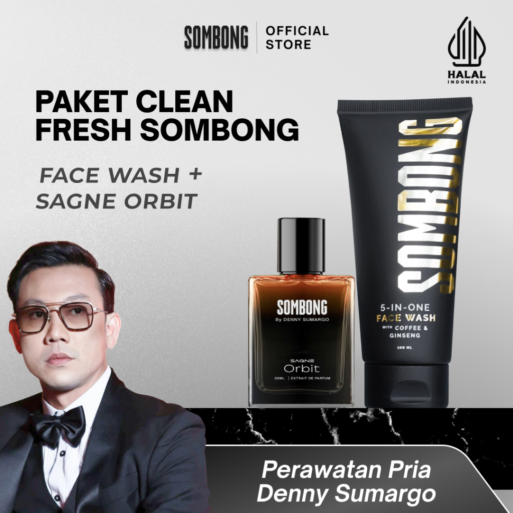 Face Wash + Orbit Sagne - Paket Clean Fresh Combo