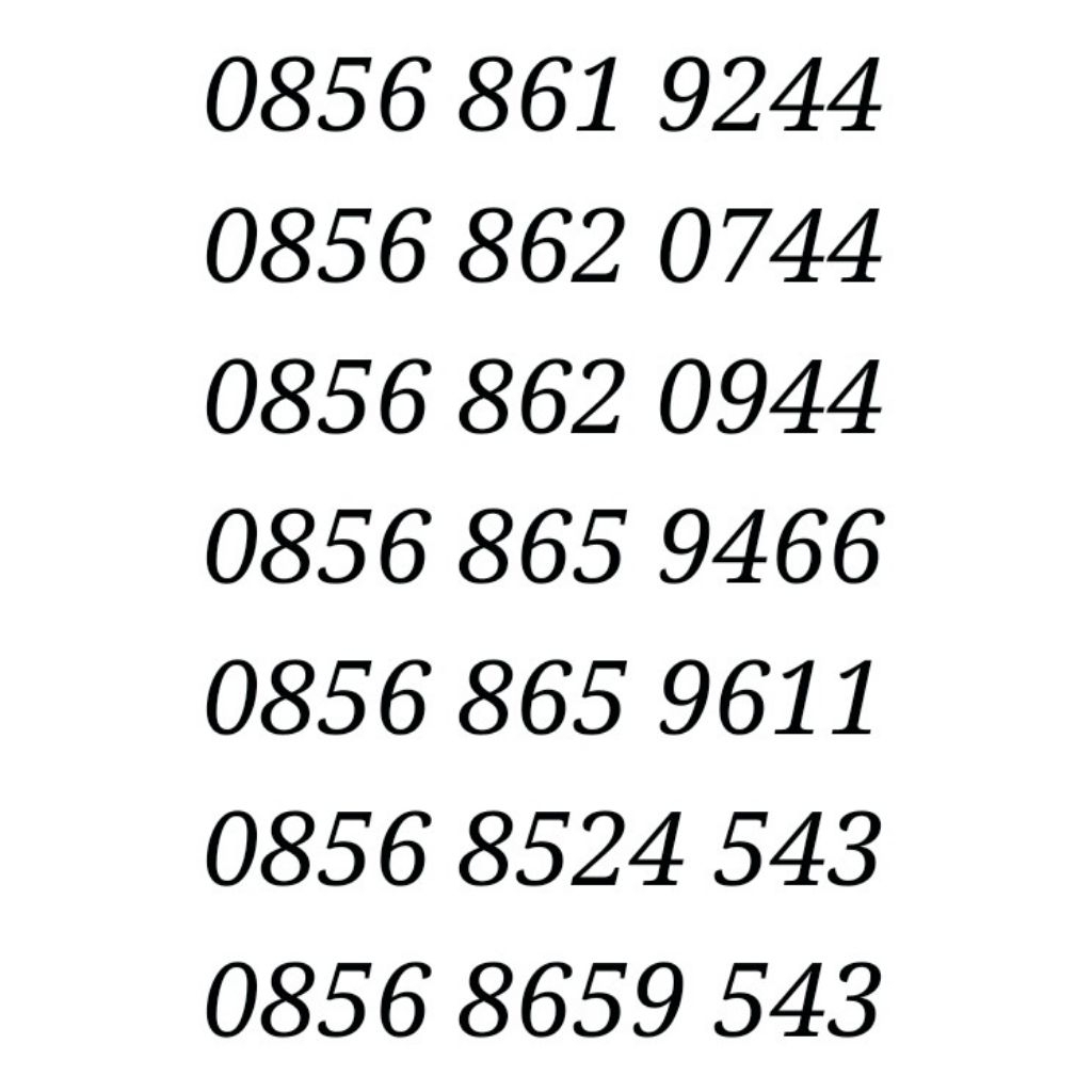 Nomor Cantik Indosat IM3 Mentari 11 Digit Kartu Perdana Murah 4G BUKAN 10 Digit nomer angka