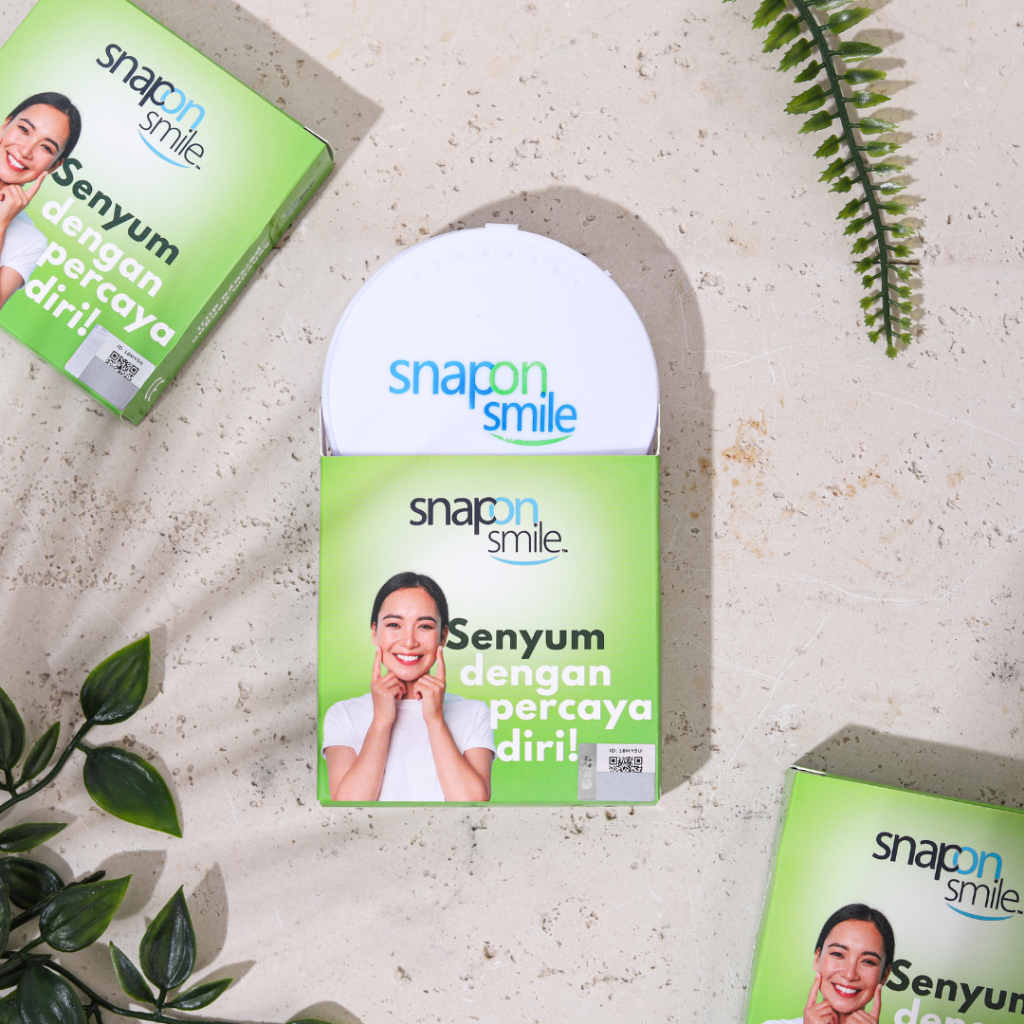 Gigi Palsu Lepas Pasang Veener Pelapis Gigi Atas Bawah Permanen Snap On Smile Original