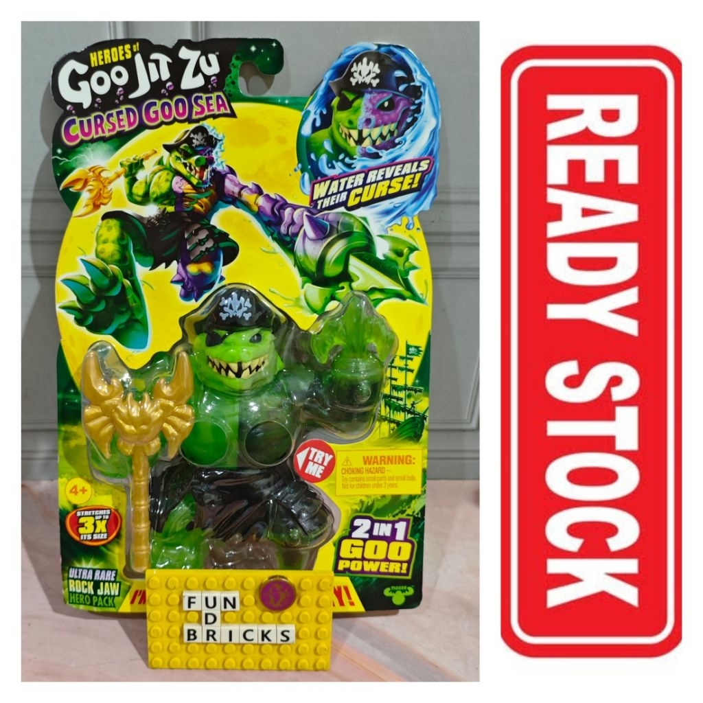 Goo Jit Zu Cursed Goo Sea Rock Jaw Ultra Rare