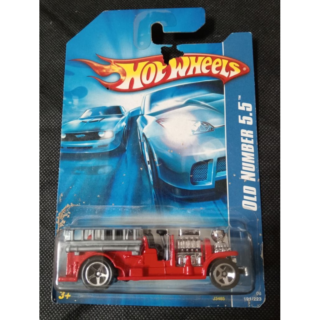 HOT WHEELS OLD NUMBER 5.5 CARD JELEK