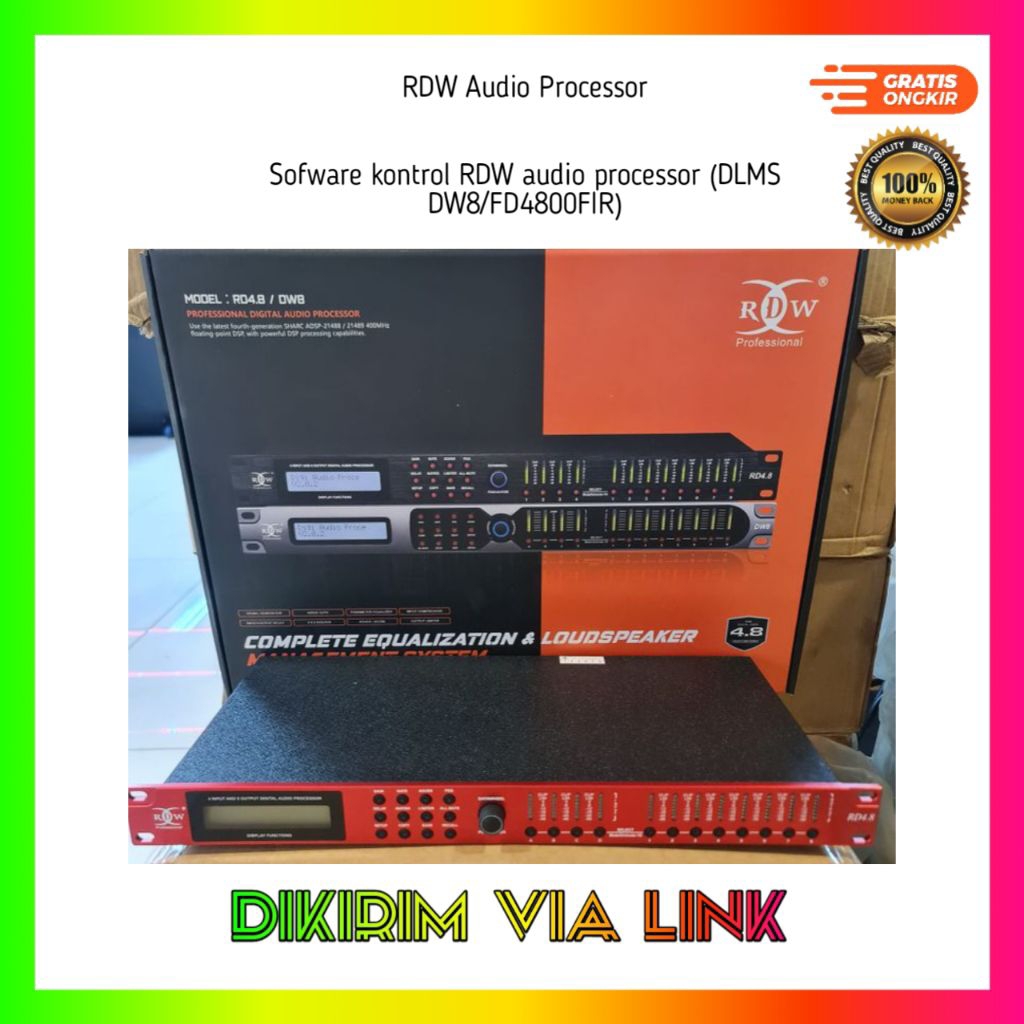 RDW Audio Processor - Sofware kontrol RDW audio processor (DLMS DW8/FD4800FIR) for WIN