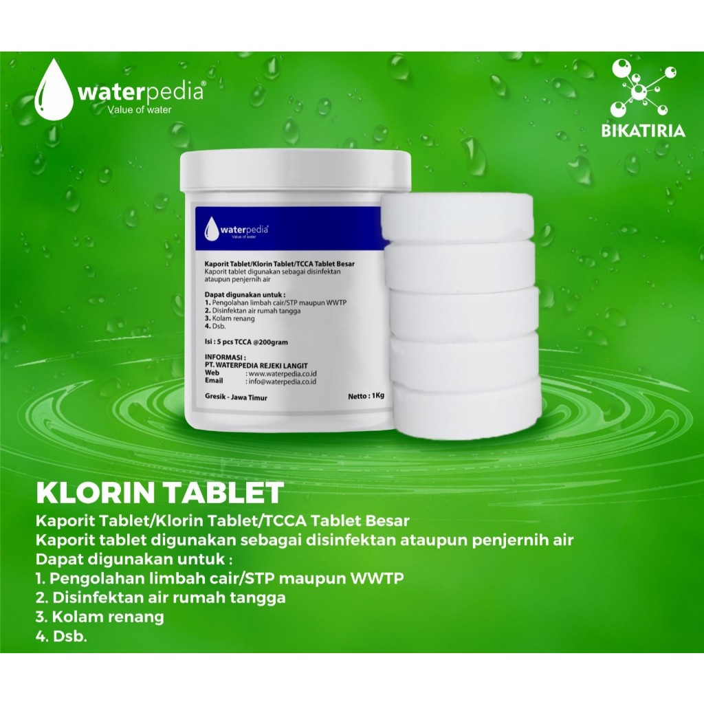 KLORIN/KAPORITTABLETBESAR