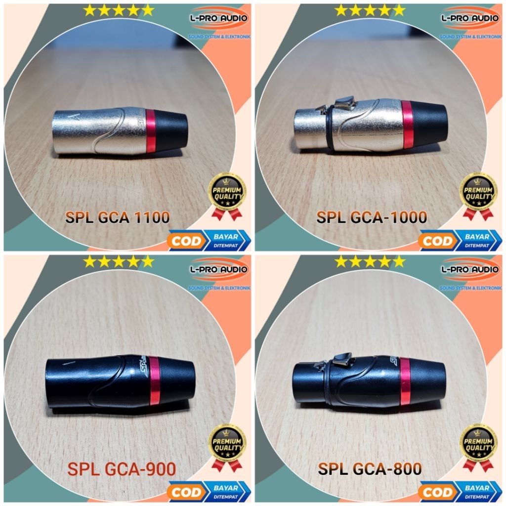 Jek XLR SPL AUDIO jek dan soket contra canon GCA800 GCA900 GCA1000 GCA1100