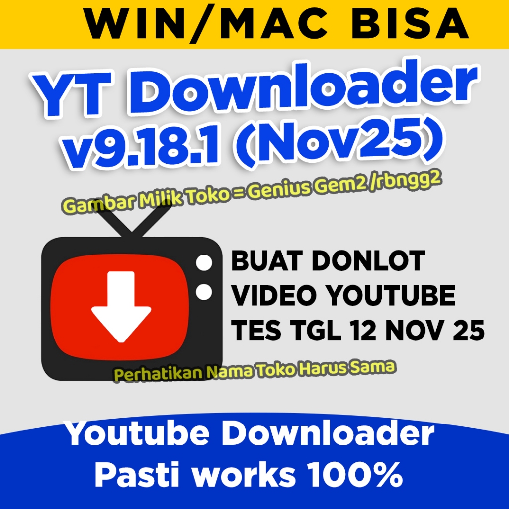 Youtube Downloader YT Downloader WIN Full Version Vid Install Ada