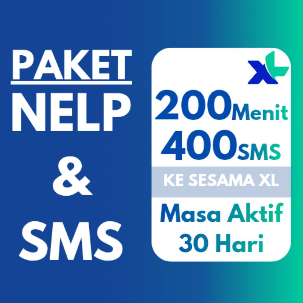 PAKET NELPON & SMS 30HARI KE SESAMA XL / TERMURAH
