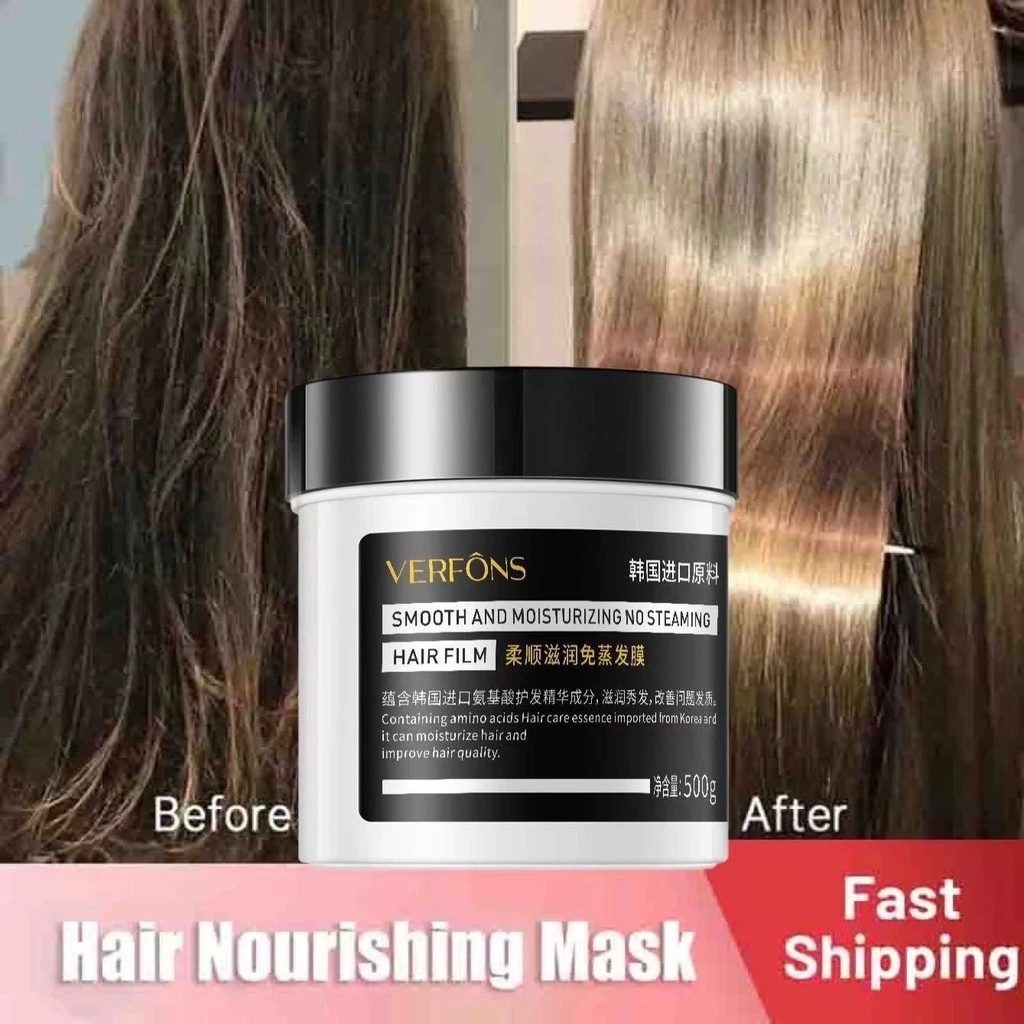 Pelurus Rambut Permanen cream - viral tiktok Masker Rambut Treatment Memperbaiki Rambut RusakKering 