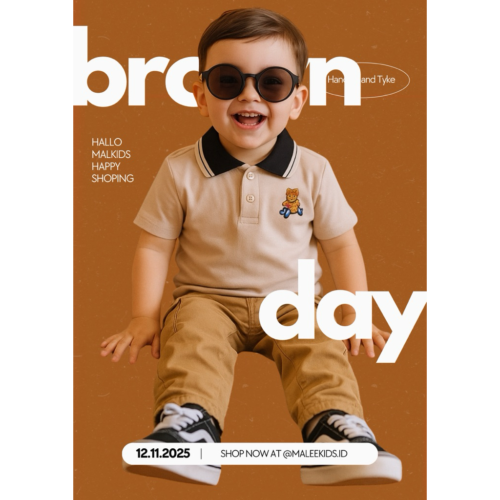 KAOS POLO KERAH ANAK LAKI-LAKI USIA 1-2 TAHUN