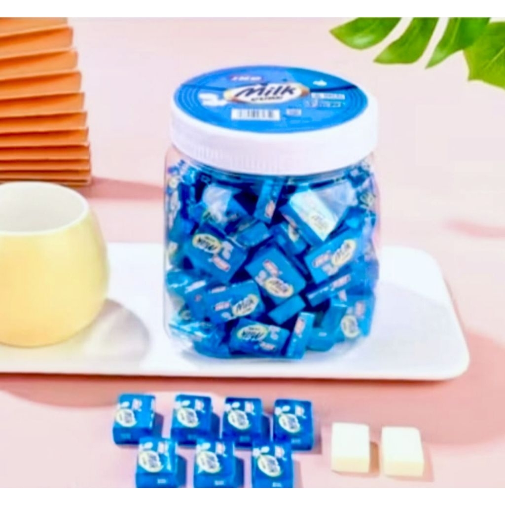 JND - Permen Susu Milk Cube Isi 120 Pcs