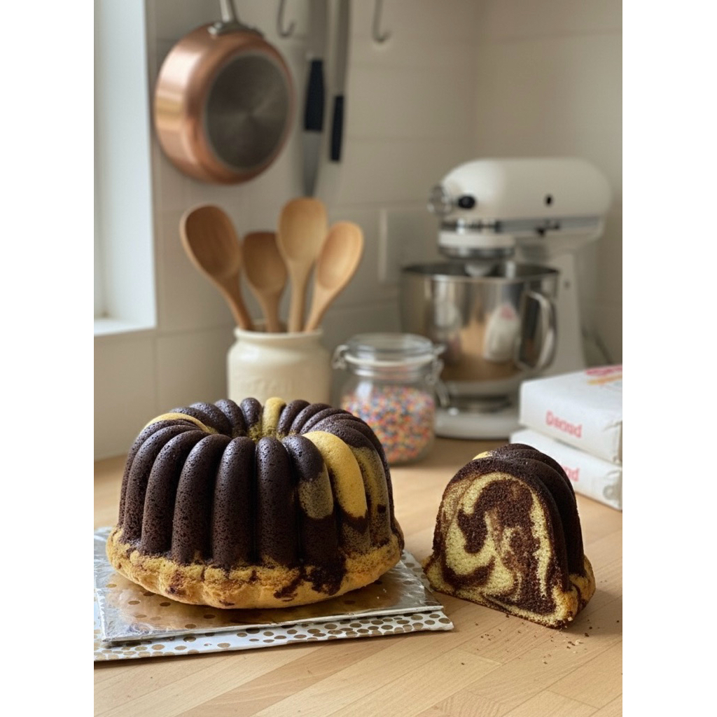 Marmer Cake Slice Marble Cake by Shireensa