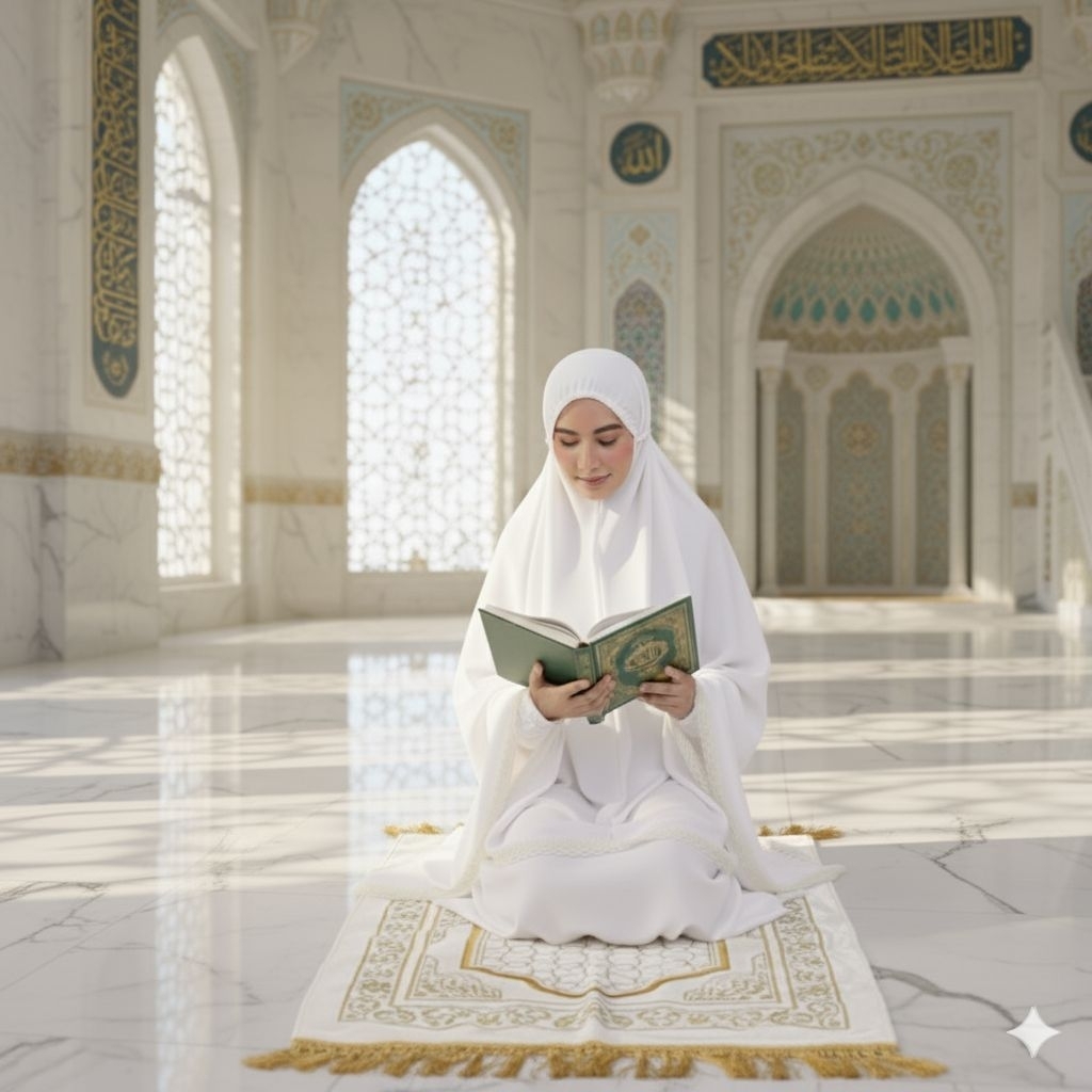 Mukena Renda Rajut | Mukena Polos Renda | Mukena Rayon Renda