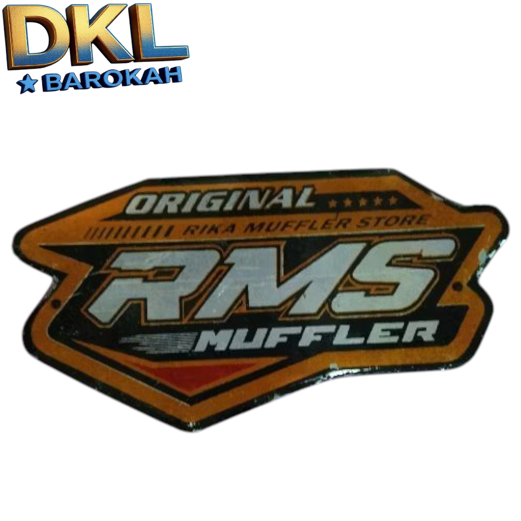 EMBLEM KNALPOT RMS MUFFLER