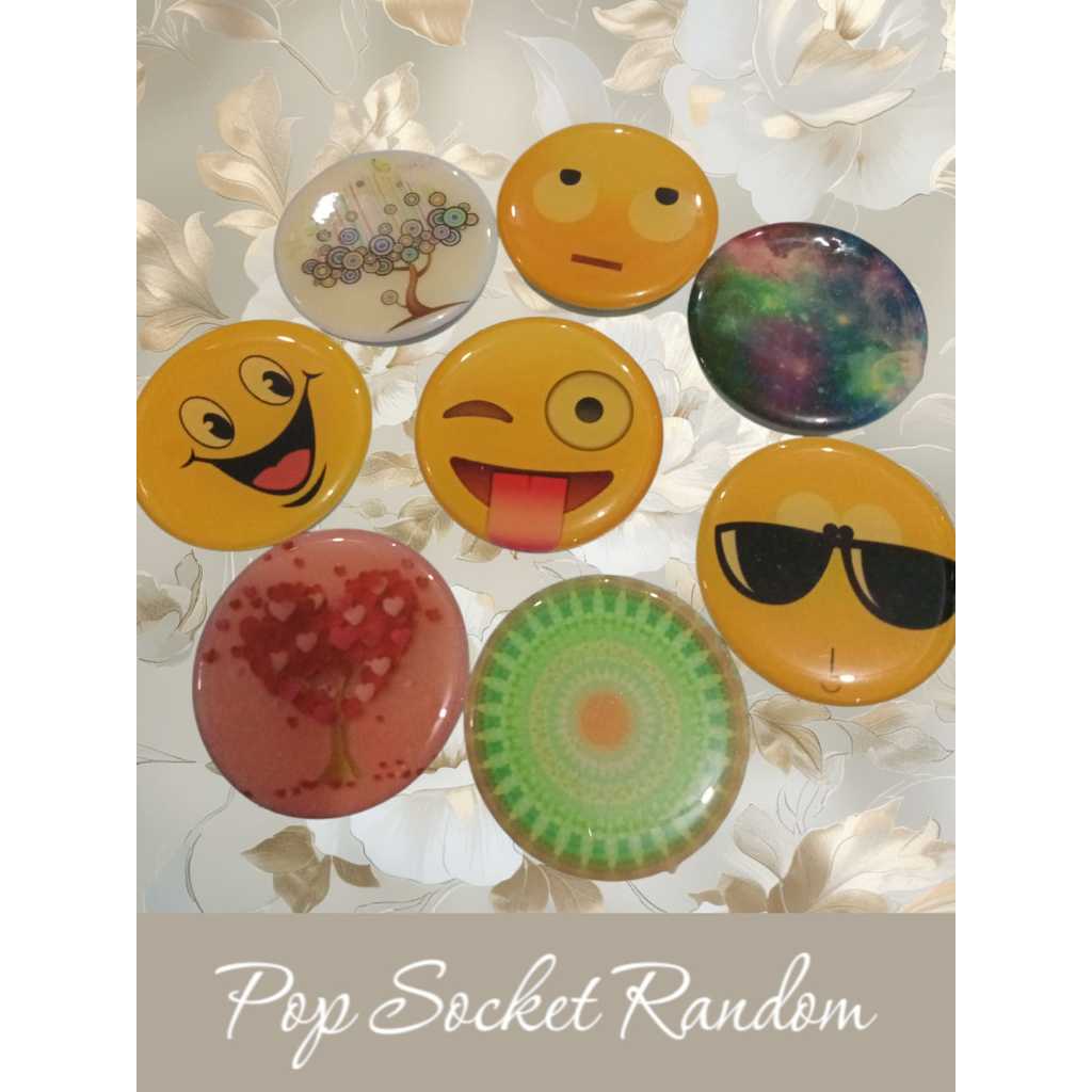 Pop Socket Pegangan HP Kartun Lucu Kaitan Belakang HP Model Boneka