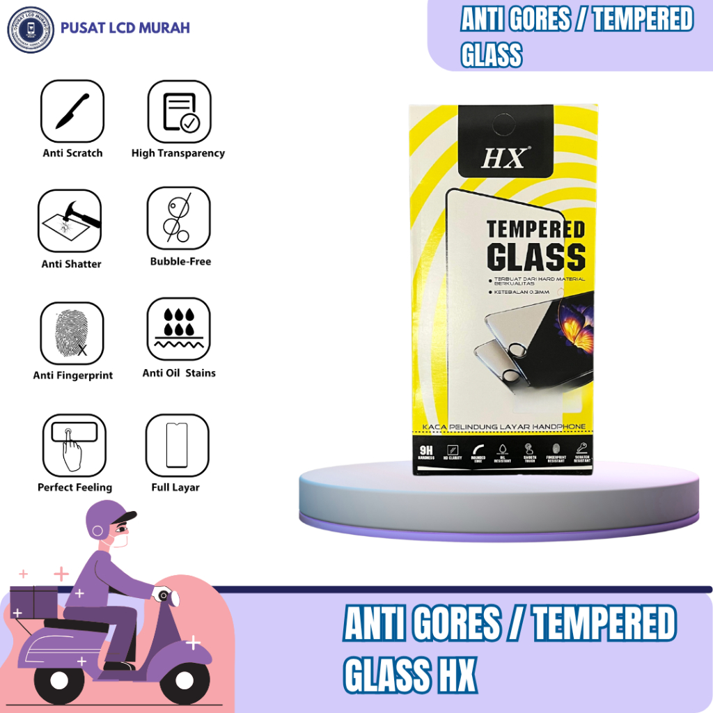 Anti Gores - Tempered Glass HX Xiaomi Redmi NOTE 4/NOTE 4X