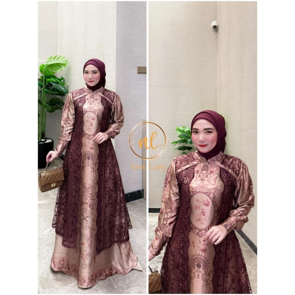 Gamis Nasya//Madinah.Ras Original//Gamis Zulfa Ori Khasmir//Alesha Dress Best Seller