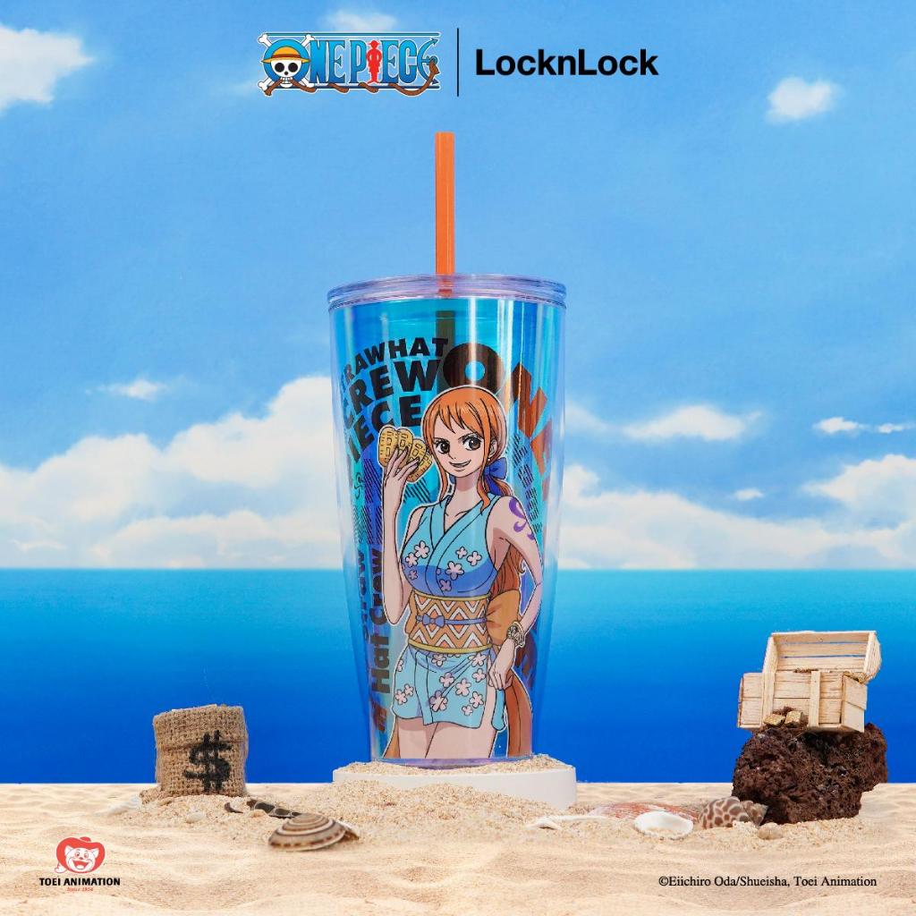 LocknLock Botol Minum Double Wall Cold Cup Gelas Tumbler 750ml One Piece Edition - Nami