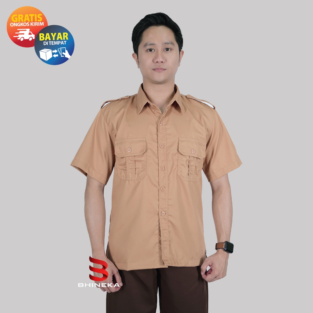 Seragam Pramuka Pembina Laki Laki Seragam Pramuka Guru Seragam Pramuka PNS Lengan Panjang Pendek