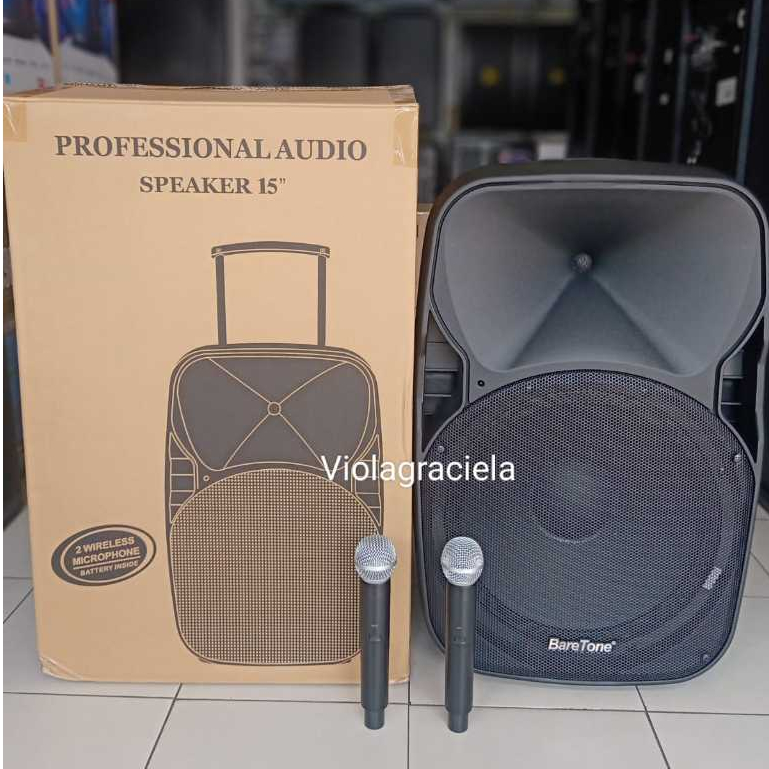 BARETONE MAX15AL PORTABLE BARETONE MAX 15AL SPEAKER WIRELESS BARTONE MAX 15 AL ORIGINAL RESMI 15INCH