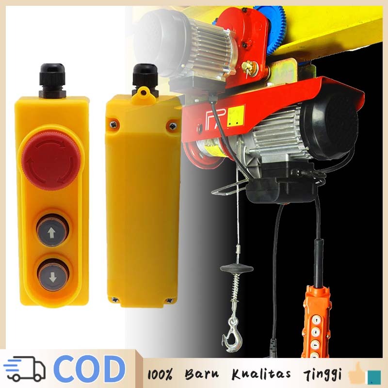 220V Remote Hoist Hoist Remote Control Hoist Switch Tombol Hoist 2 Tombol Pa1000