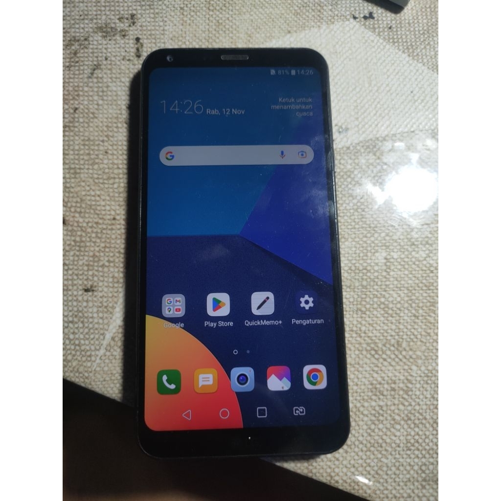 lg q6 ram 3/32 minus data ga keluar sinyal ada