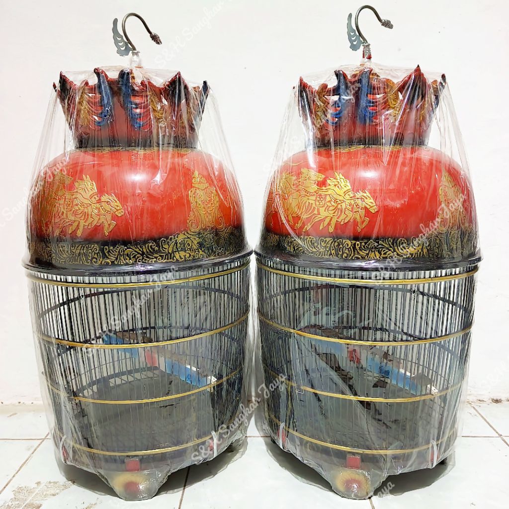 (INSTAN KURIR) Sangkar Perkutut Fiber Mahkota Mayangkara