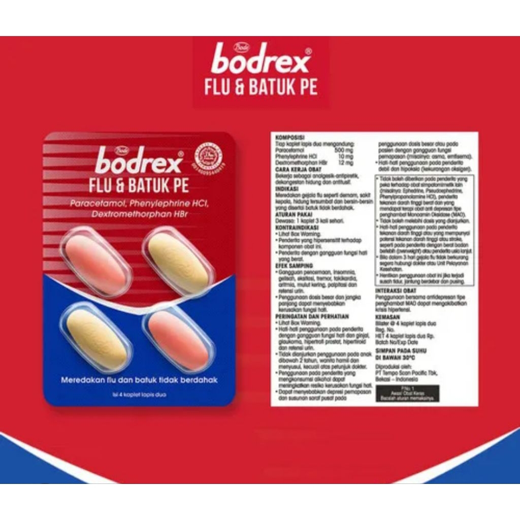 Bodrex Flu Batuk PE