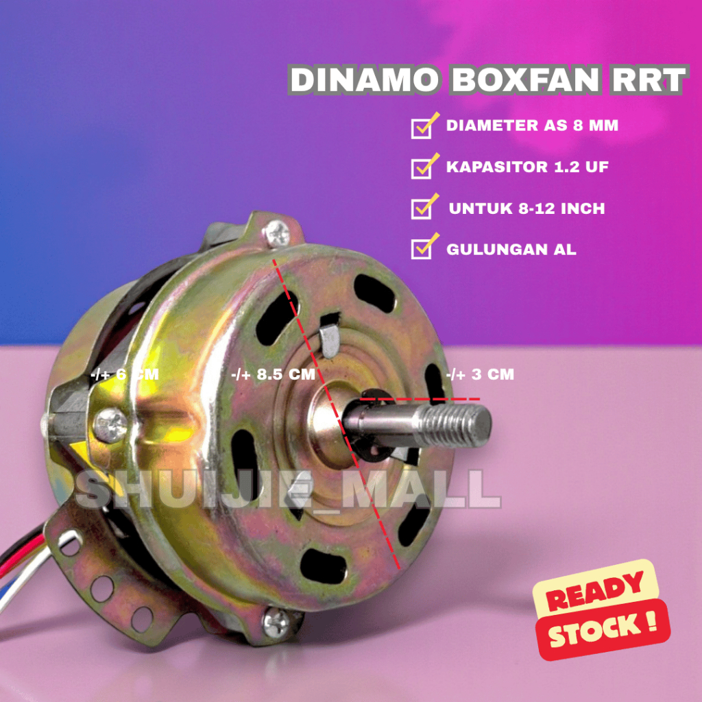 Dinamo Kipas Angin Kotak Duduk Boxfan Niko