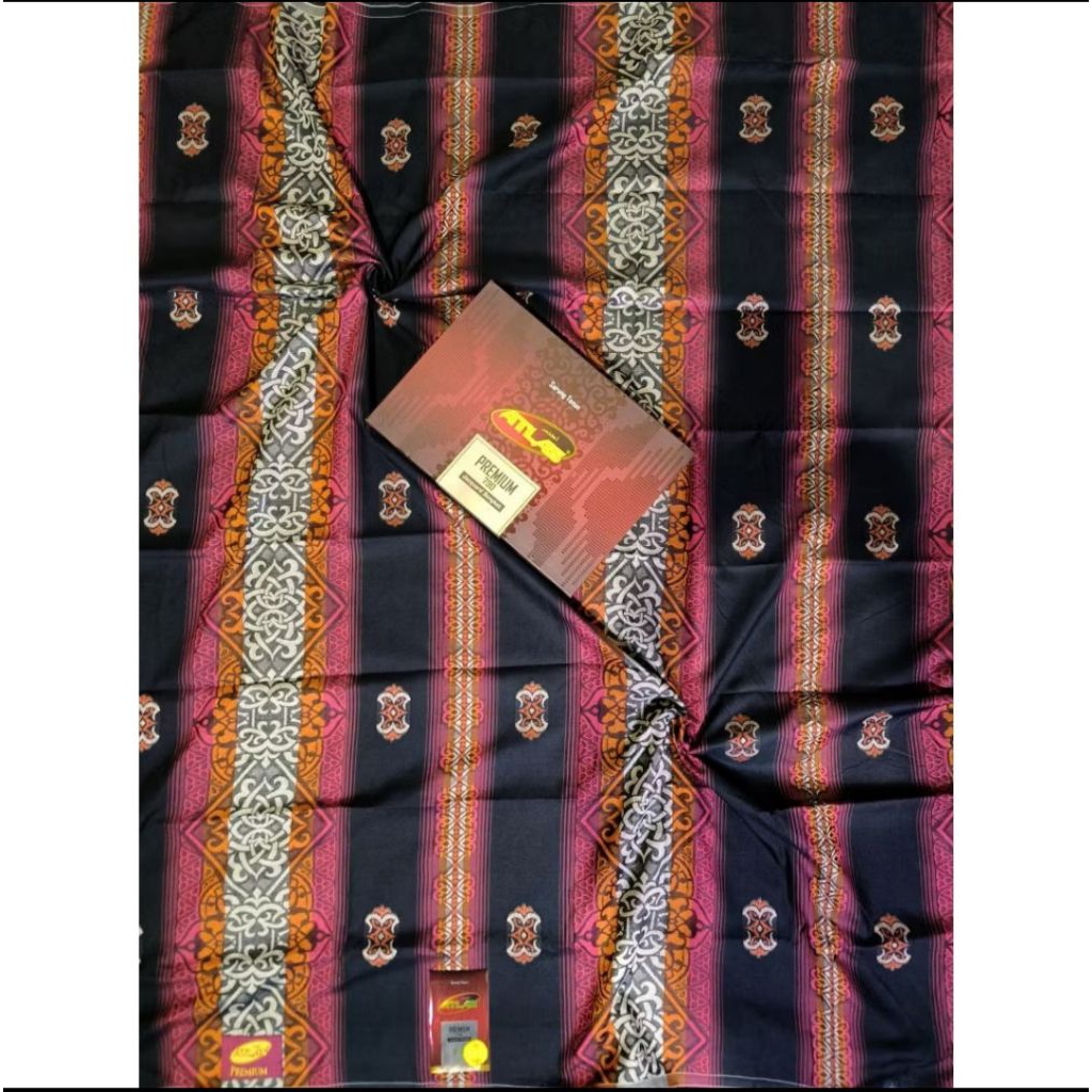 Sarung Atlas Premium 790 Kualitas Gold Jacquard Songket