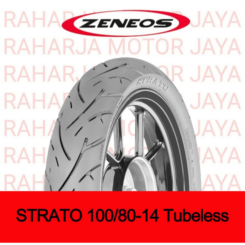 BAN ZENEOS ukuran 100/80-14 Tubeless