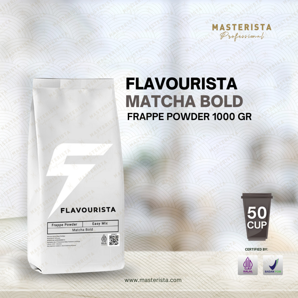 Bubuk Minuman Flavourista Matcha Bold 1000gr