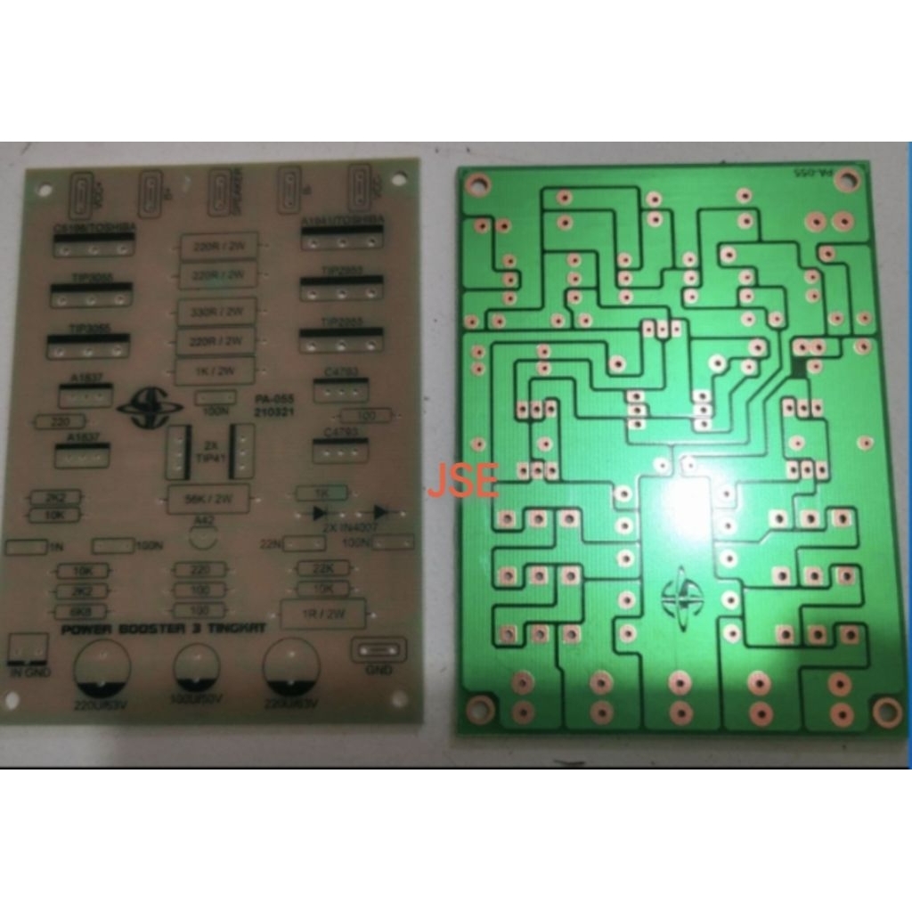PCB DRIVER POWER AMPLIFIER MCRD V2 LOW SUB FIBER