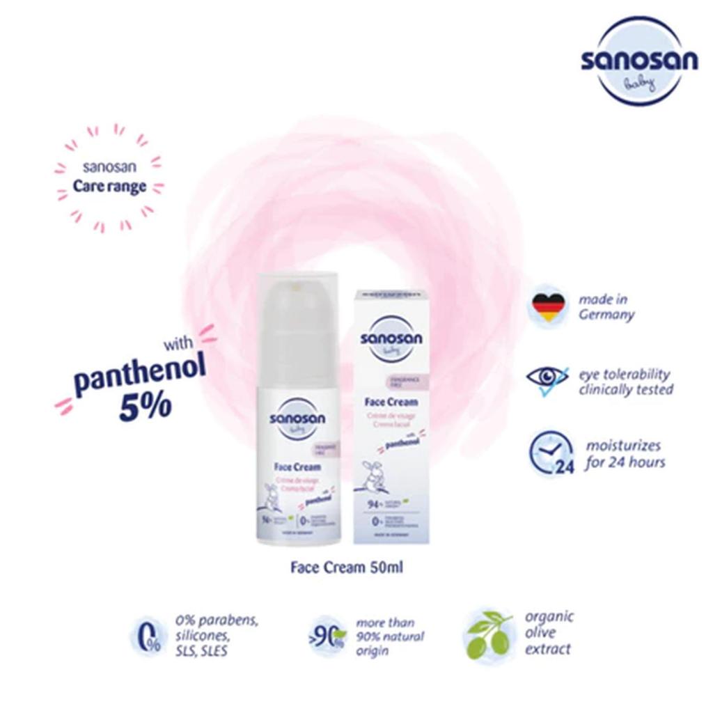 Sanosan Face Cream / Cream Wajah /Krim Muka/Wajah Bayi