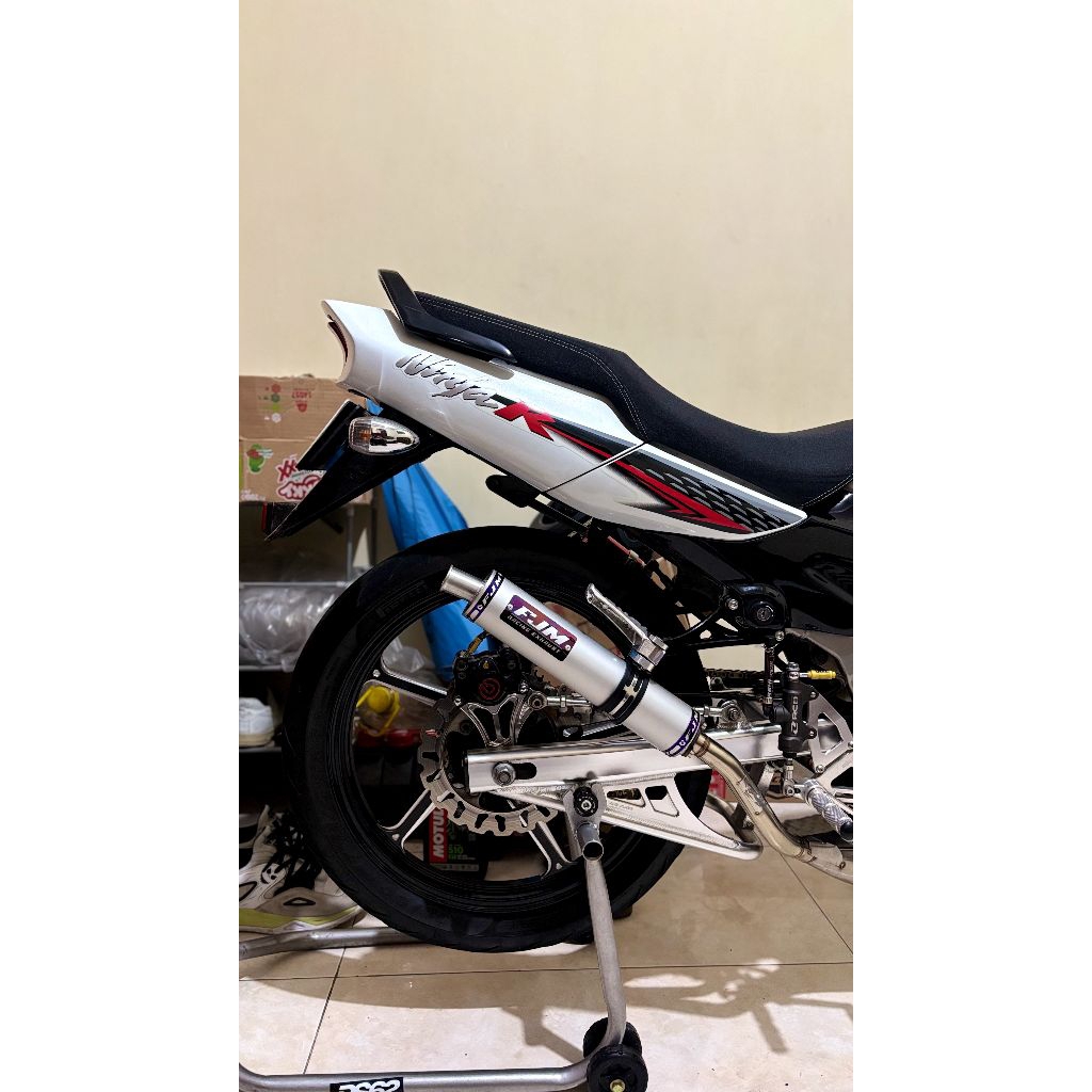 Knalpot Ninja R RR SS by FJM racing exhaust garing kemrincing